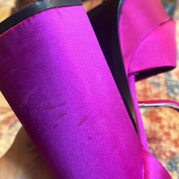 Amazing Zara Fuchsia Platform Size 39 - some wear/age - Picture 7 of 12